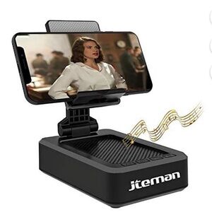 Jteman MH699 built in microphone Bluetooth 5.0 portable speaker and phone stand